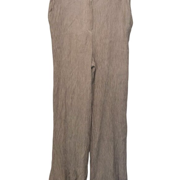 Jason Wu Womens Wide-Leg Pants Size M Beige Casual Lightweight Medium - Picture 1 of 9